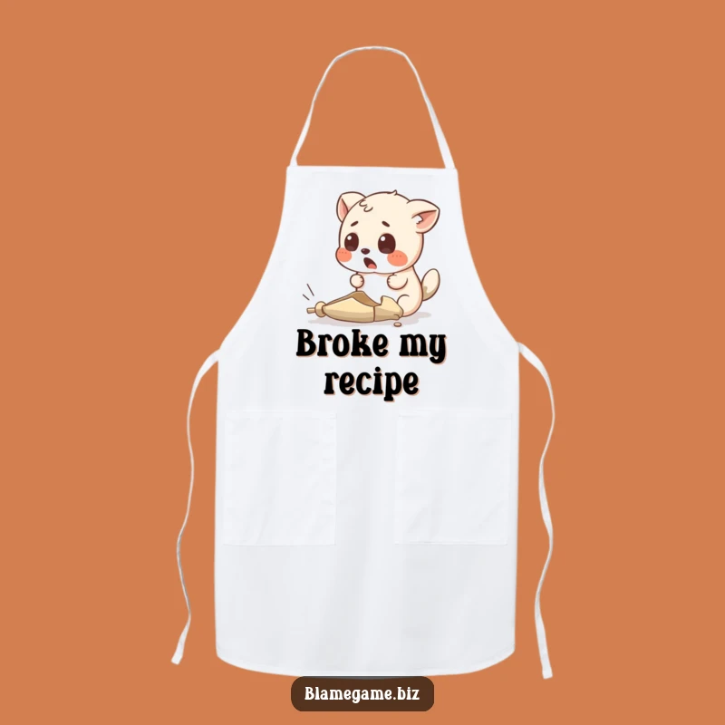 Funny Surprised Animal Apron: Tiny Broken Object Kitchen Surprise, Perfect Funny Gift